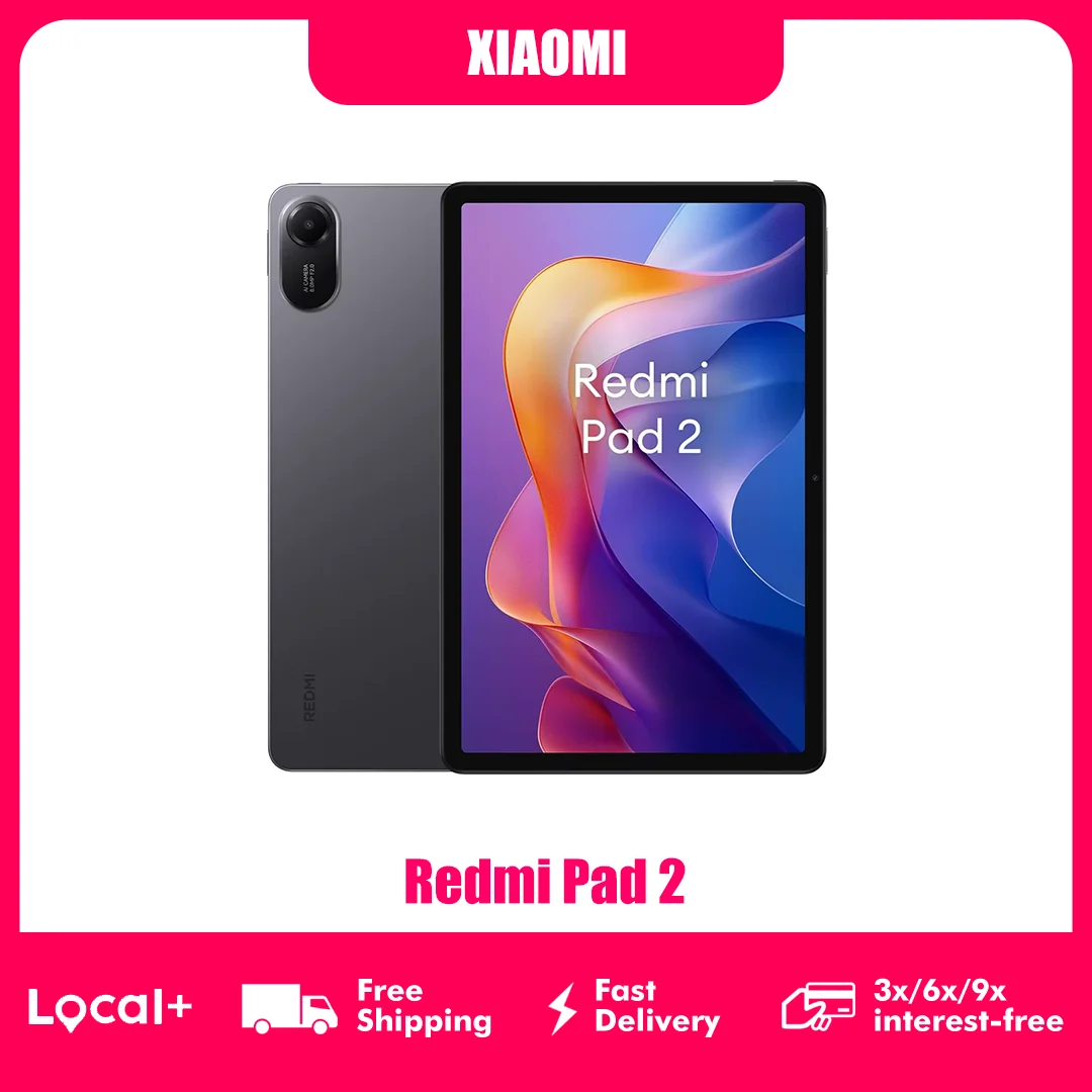 Xiaomi Redmi Pad 2 WIFI, 11 cali, 90 Hz, MediaTek Helio G100-Ultra, 8MP kamera, 9000 mAh — zdjęcie produktu 1