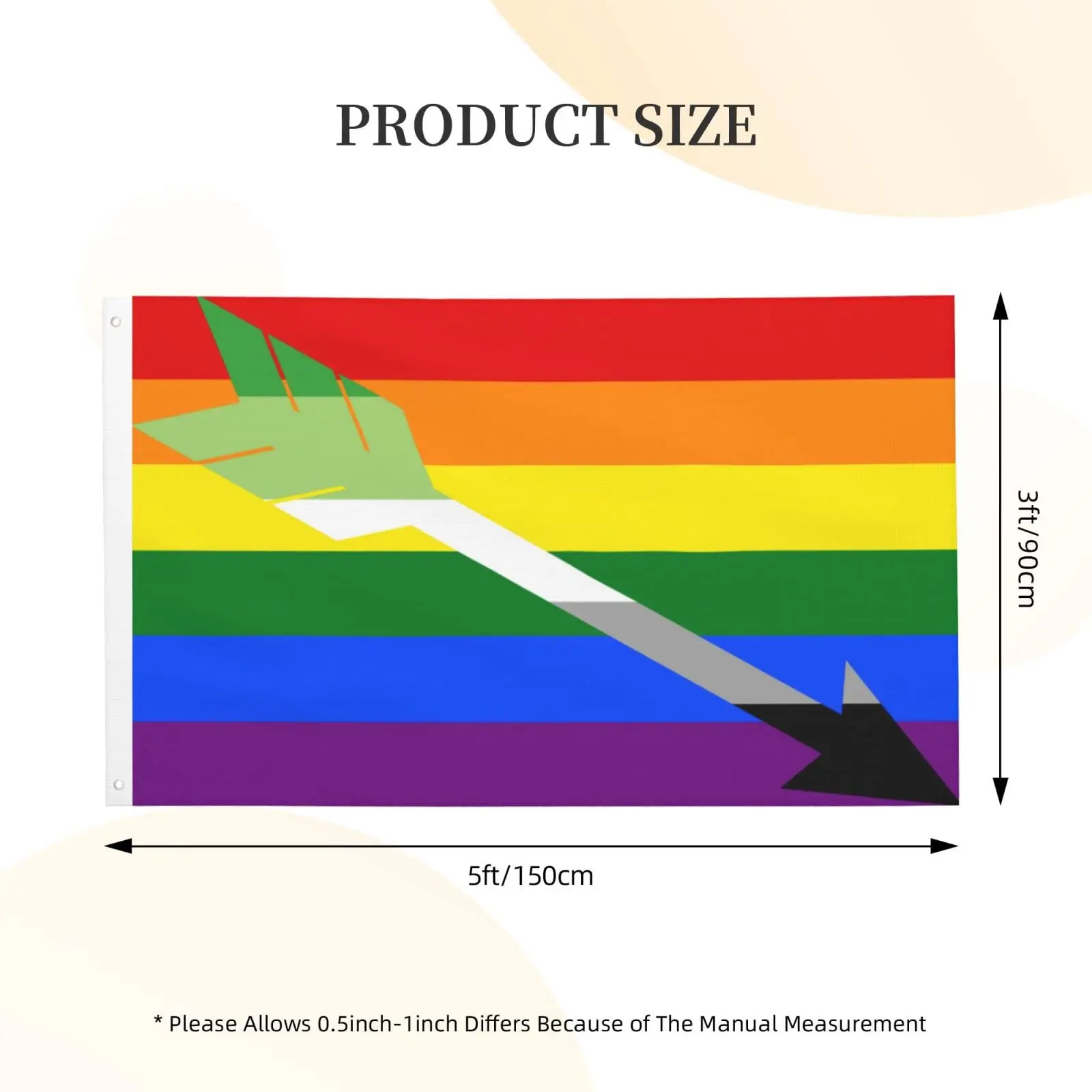 Directly Delivery 100% Polyester Gay Aromantic Pride LGBTQ Flags