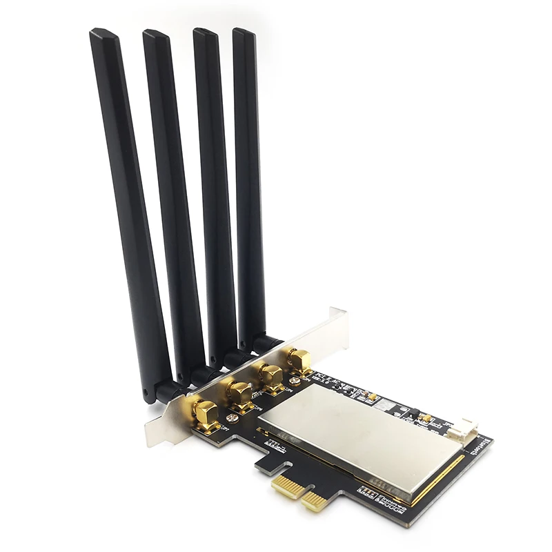 BCM94331 BCM94360CD BCM94360CS WLAN card to desktop PCI-E PCIe PCI Express 1X 16X converter adapter for Apple WIFI card