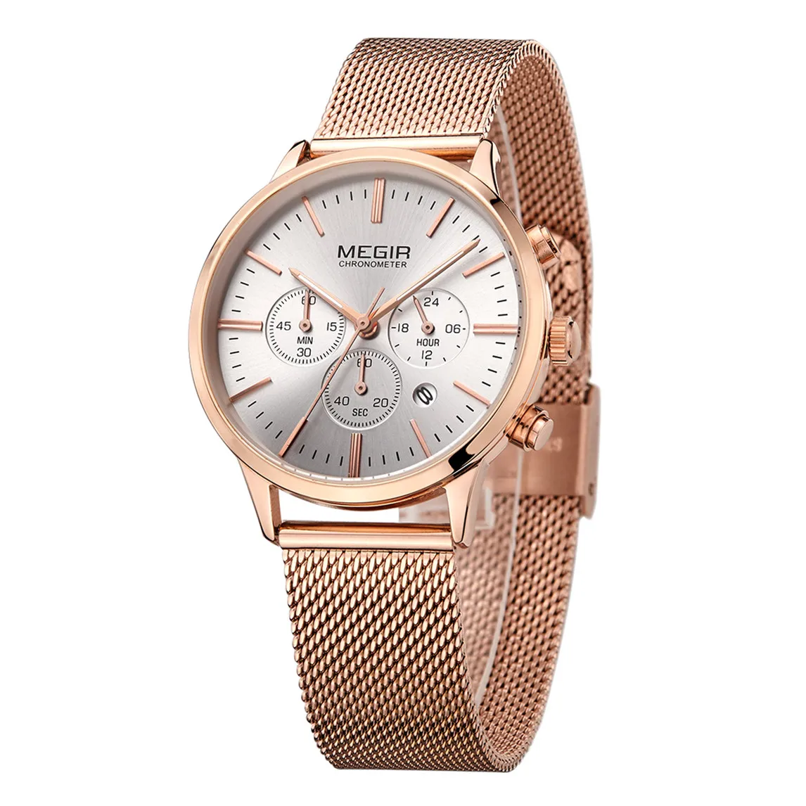 MEGIR Luxury Brand Women Watch Fashion Quartz Ladies Sport Casual Wristwatch Waterproof Female Dress Clock Relogio Feminino 2011