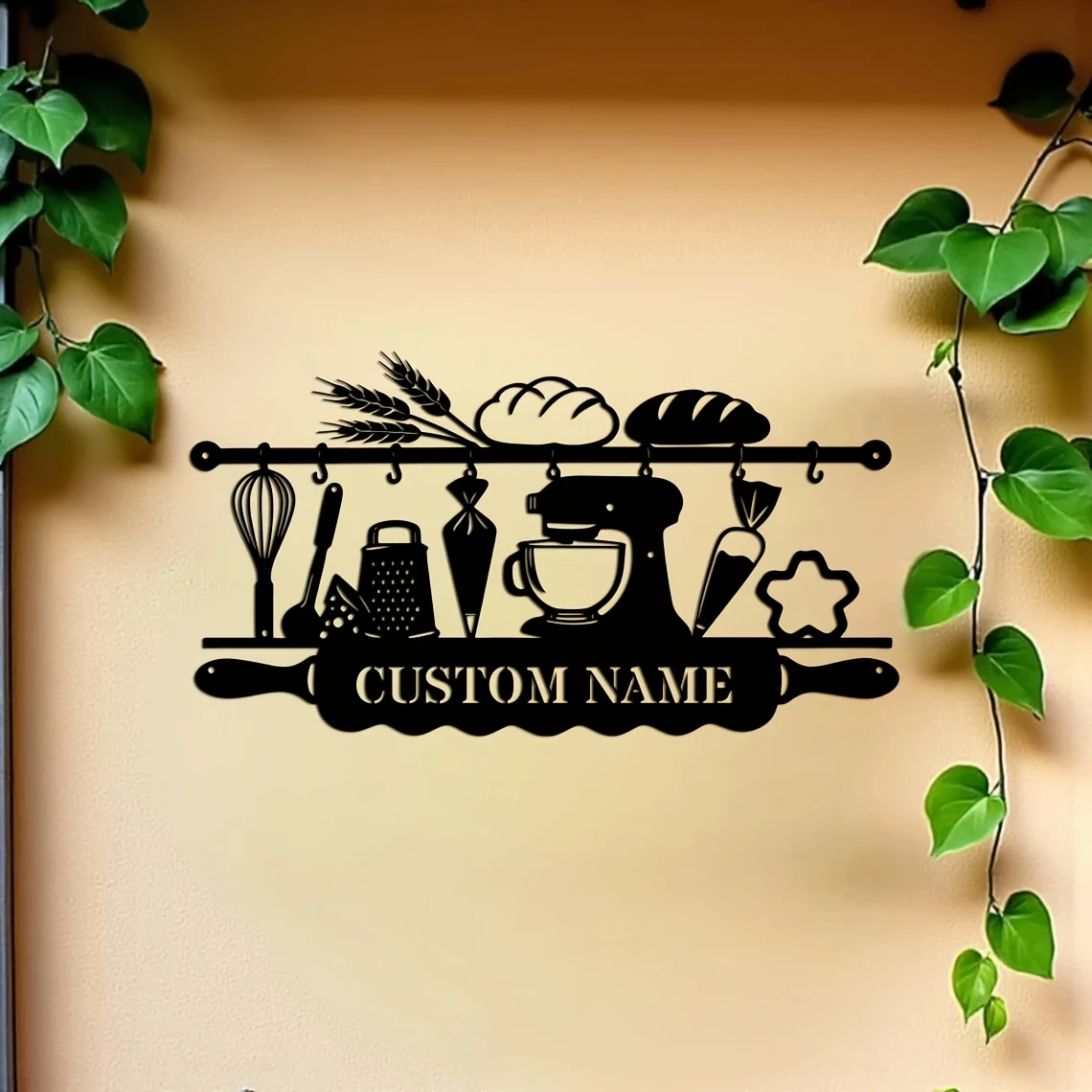 맞춤형 주방 철제 벽 장식, 베이킹 테마 사인, 농가 - Home Decor Rustic 리뷰 및 가격