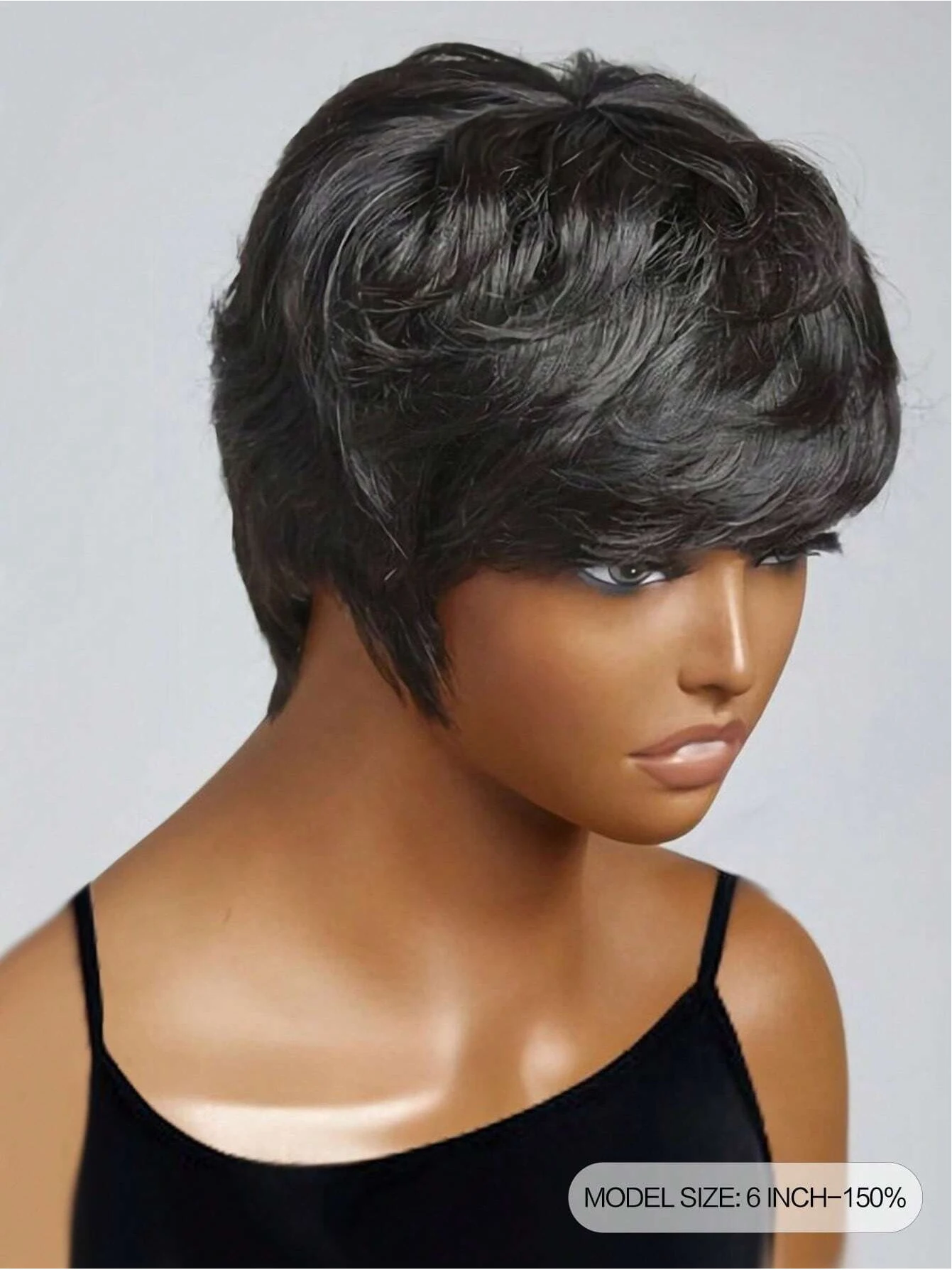 Short Straight Pixie Cut Natur - Short Pixie Cut Wig Human Hair Cheap 评论和价格