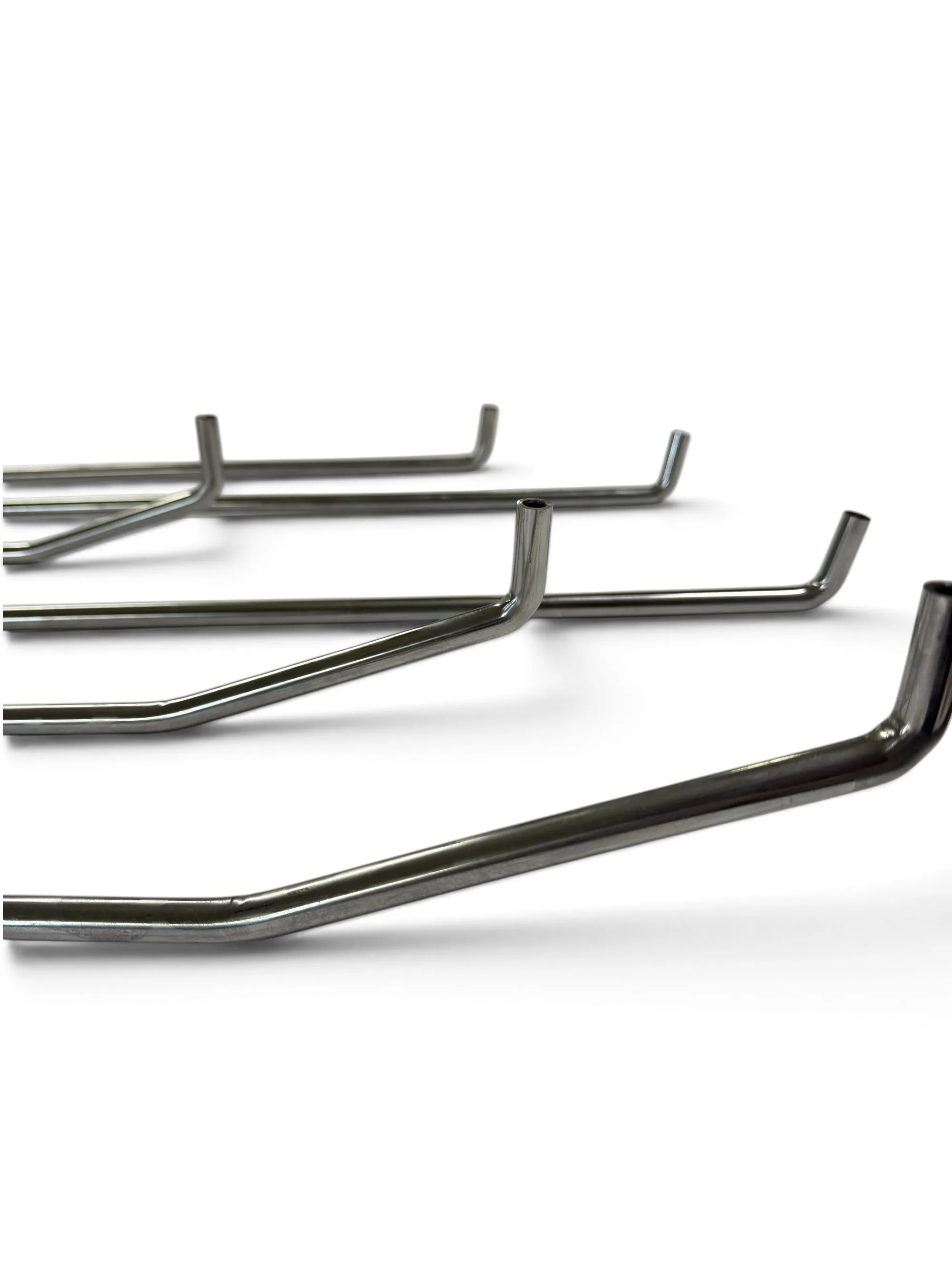 PDR Tools Single & Double Bend Hook Rods 80 100 120 cm - 12mm Heavy Duty Stainless Steel Dent Removal Tools