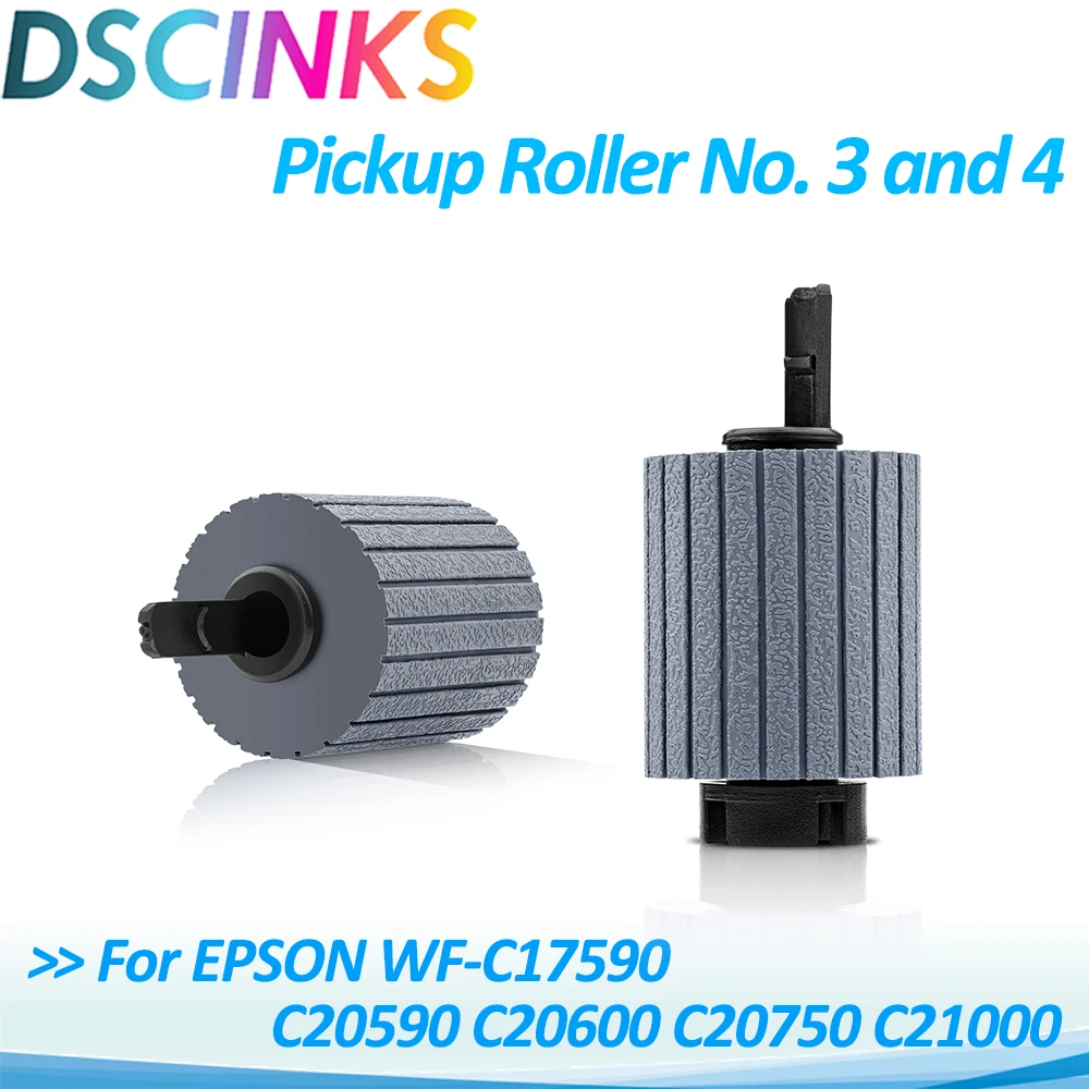 Free Shipping New Arrive For EPSON WF-C17590 C20590 C20600 C20750 C21000 Gaga pickup roller No. 3 and No. 4