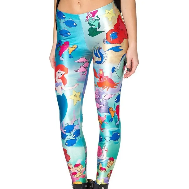 Wysokiej jakości Lady bogini kobiet legginsy dla kobiet legginsy Jeggings kobiet spodnie Legging legginsy z nadrukiem — zdjęcie 2