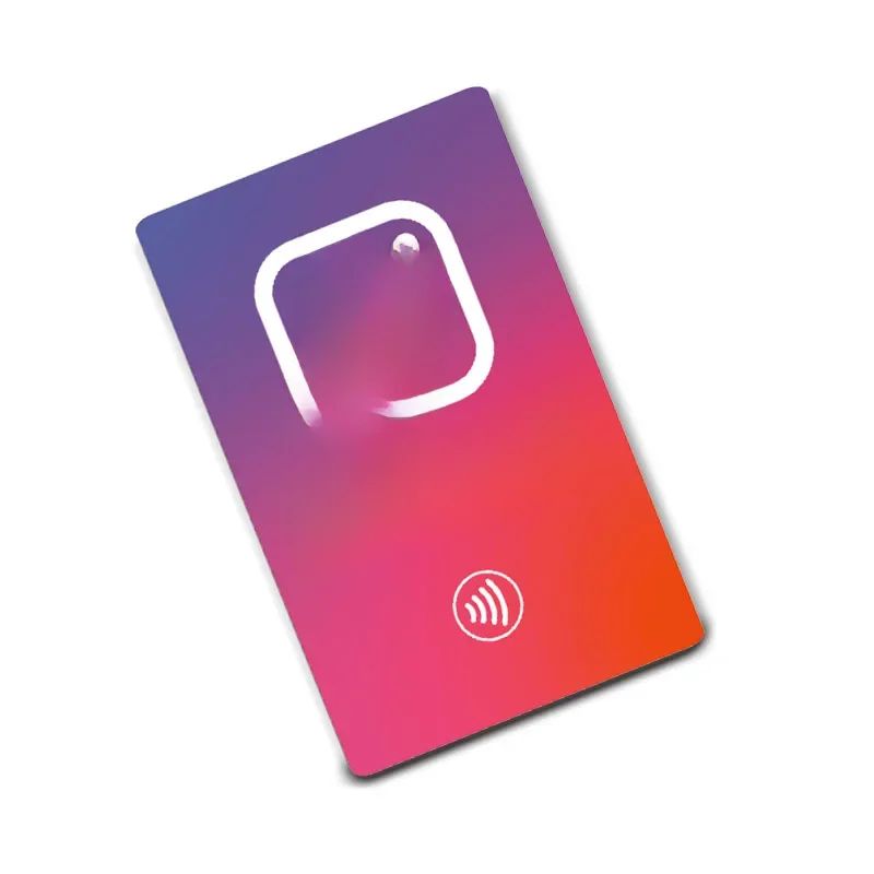 Cartes d'évaluation standard NFC Instagram Google Android/iPhone Appuyez sur URL Écriture des cartes d'évaluation des entreprises sociales