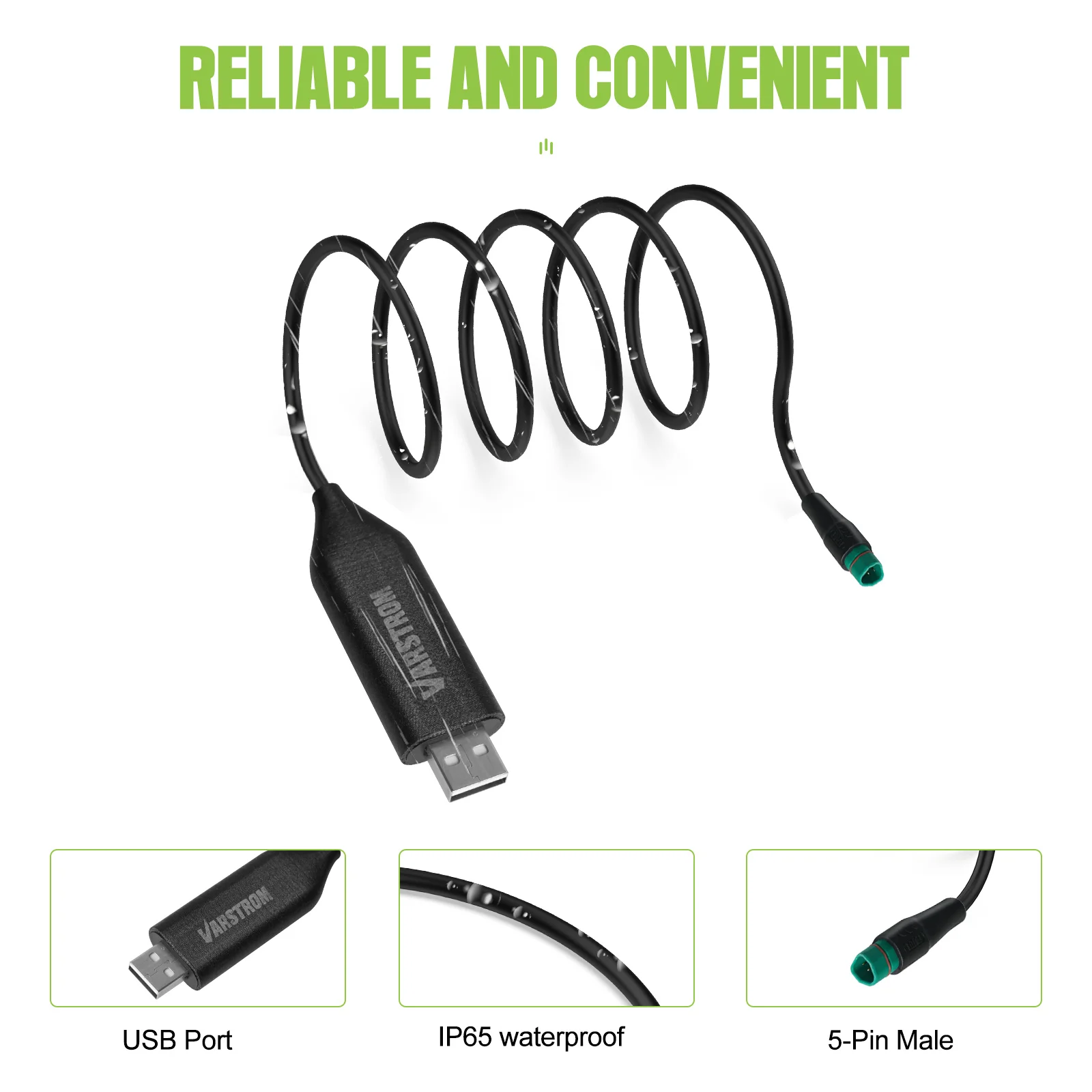 Bafang USB-CAN-Programmierkabel mit 100 Zentimeter Länge für das Bafang CAN BUS Mittelmotor-Kit BBS01B BBS02B BBSHD eBike-Motor programmiertes Kabel zur Geschwindigkeitsbegrenzung des PAS-Systems – Detail 5