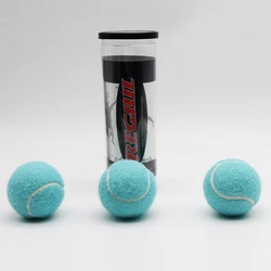 Tennis trainings ball 3 stücke himmelblau tennis übungs ball bunte padel bälle profess tiona trainingl tennis kein druck ball