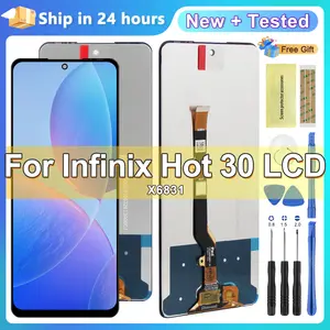 Bilashmart 6.78 Infinix Hot 30 X6831 LCD Display Screen Touch Panel Digitizer Assembly Replacement Hot 30 X6831 LCD Part