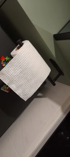 Kitchen Paper Towel Holder Adhesive Tissue Hanger Toilet Roll Paper Dispenser Cabinet Storage Napkin Rack Bathroom Accessories photo review