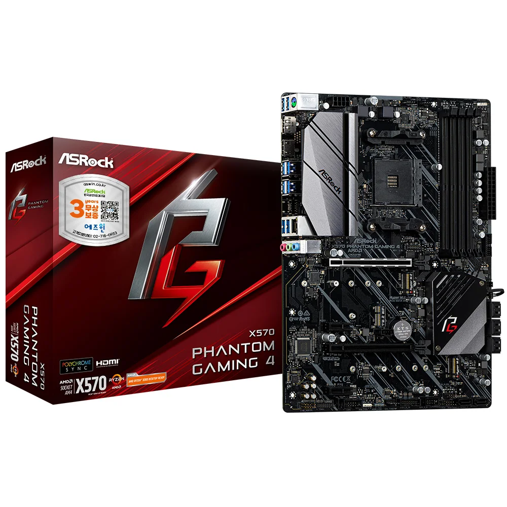 {ASROCK Official Store} X570 Phantom Gaming 4 * Domestic genuine, domestic shipping *