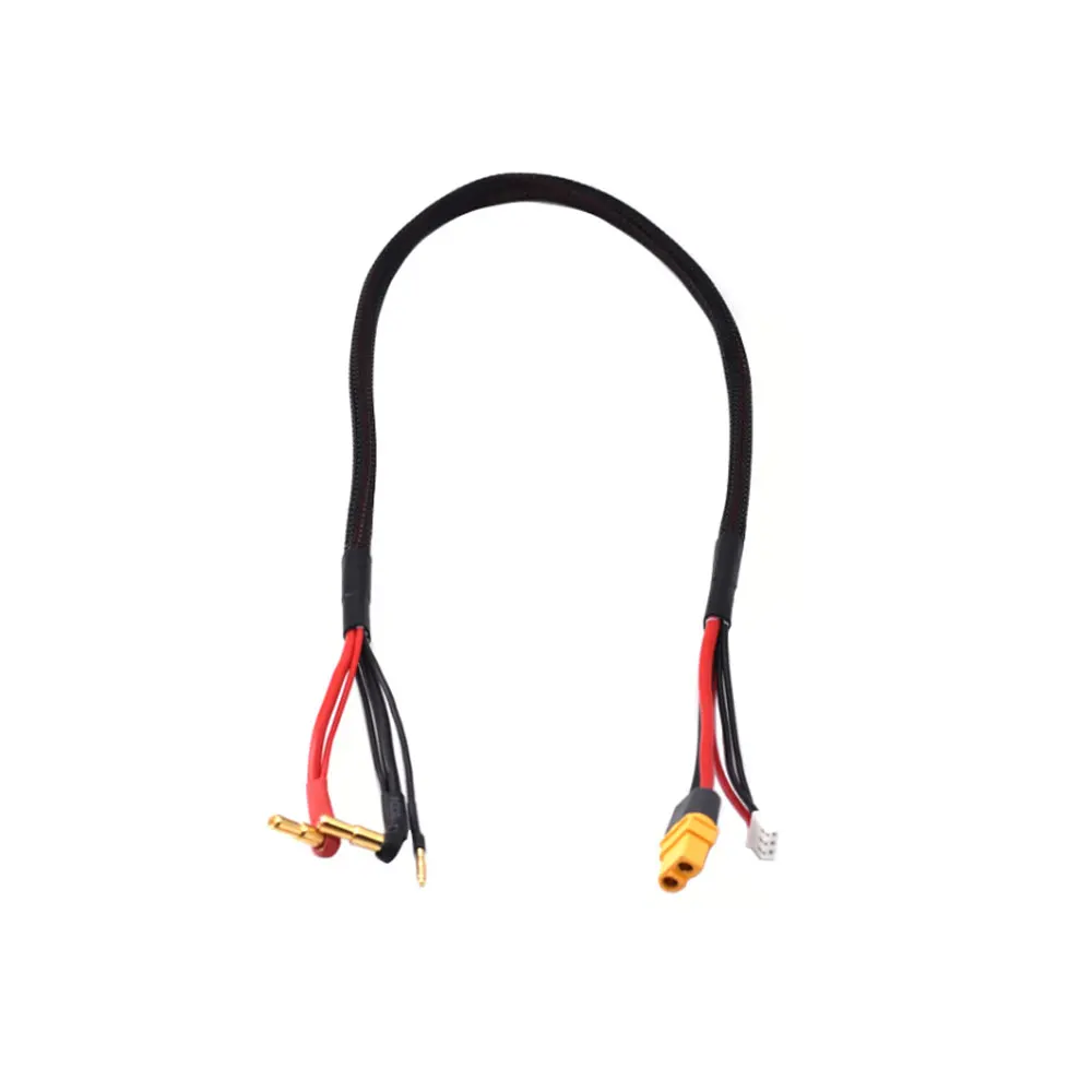 

2S XT60 Balance Charging Lead 4mm & 5mm Multi Bullet Plug with black wire 12AWG 600MM