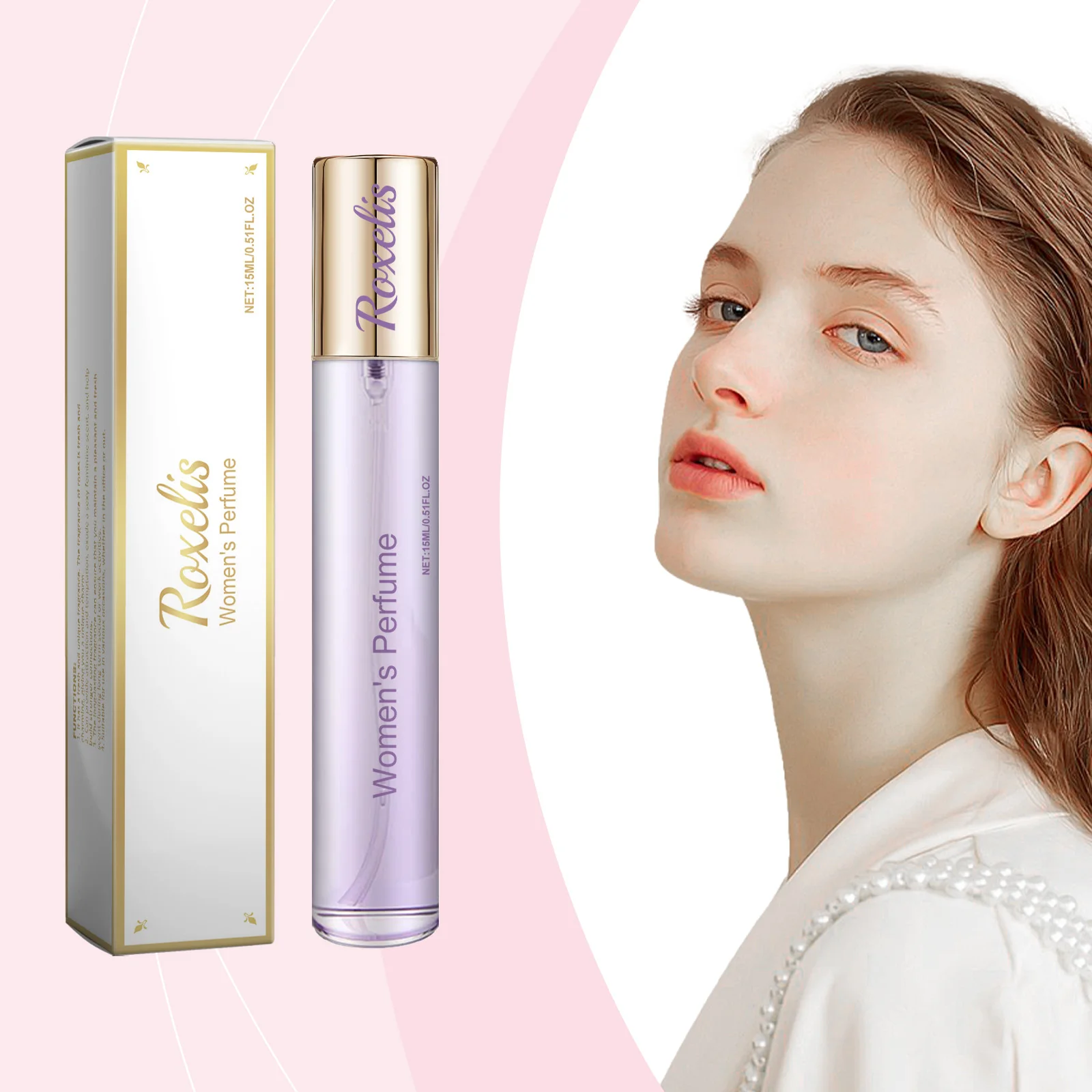 

Roxelis Fresh Парфюмерный спрей Стойкий аромат Серия Garden Wood Rose Стойкий аромат Портативные духи Нежные для кожи