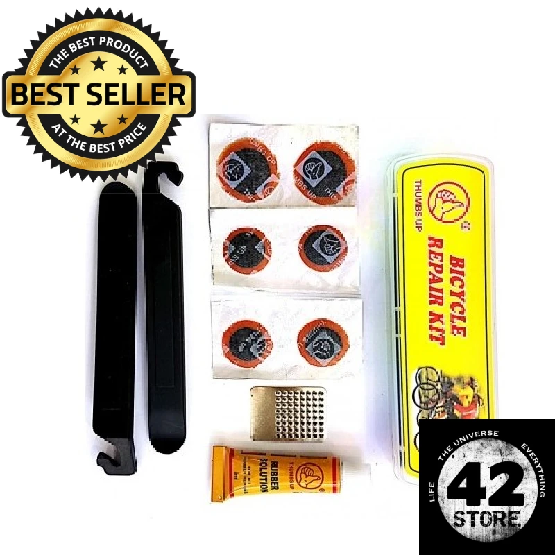 Bicycle Tire Repair Patch Set With Lever Bike Original High Quality