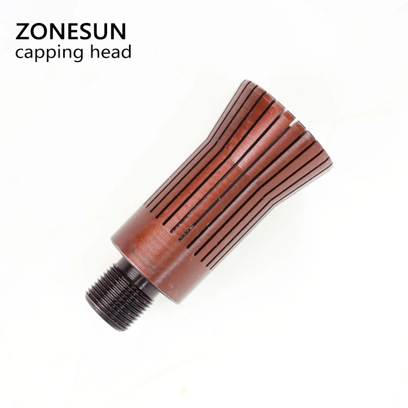 ZONESUN capping head for perfume cap crimping machine capper metal cap press machine capping machine