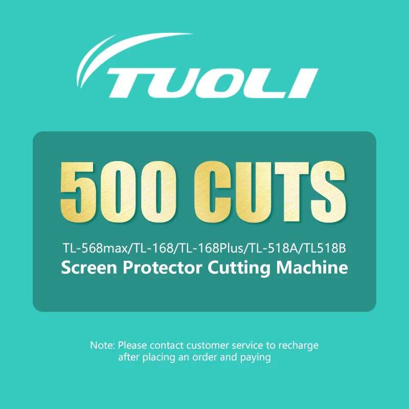 

TUOLI 500 Cutting Times Hydrogel Screen Protector Cutter Machine for TL568Max, TL-168, TL-168Plus, TL-518A, TL-518B