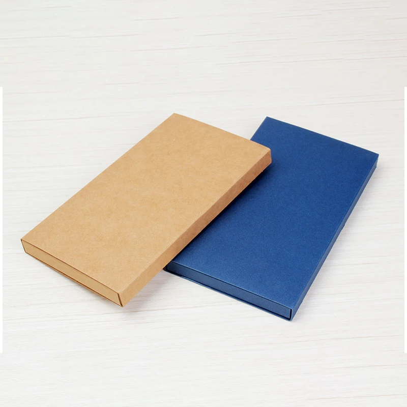 50Pack Mobile Phone Case Kraft Paper Packaging Box for iphone X/S/13Pro Max Kraft Paper Box Drawer Slide Cardboard Box Supplies