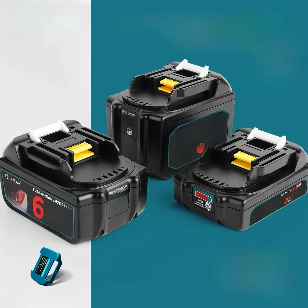 Waitley Battery Pro voor Makita 18V elektrisch gereedschap Oplaadbare batterijen met Samsung-cellen / vervangende BL1860 gereedschapsaccessoires - afbeelding 2