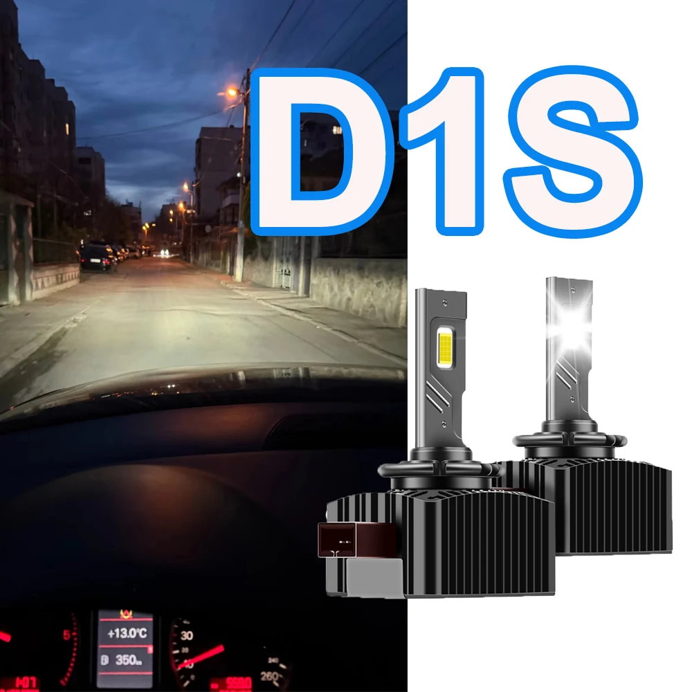 

2 шт. D серии D1S светодиодные автомобильные фары HID лампы D1S D1R турбо фары 20000LM 6000K авто лампа CANbus без ошибок Plug & Play
