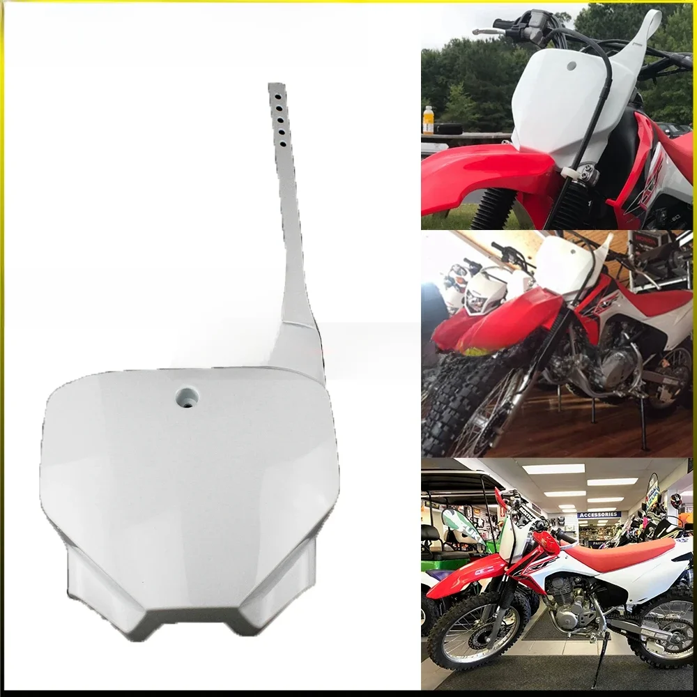 AliExpress MOSOKOYO Dirt Bike Plastic Front Number Plate Motorcycle Accessories For Honda CRF150F CRF230F CRF 150/230 F 2003-2019 Motocross Enduro