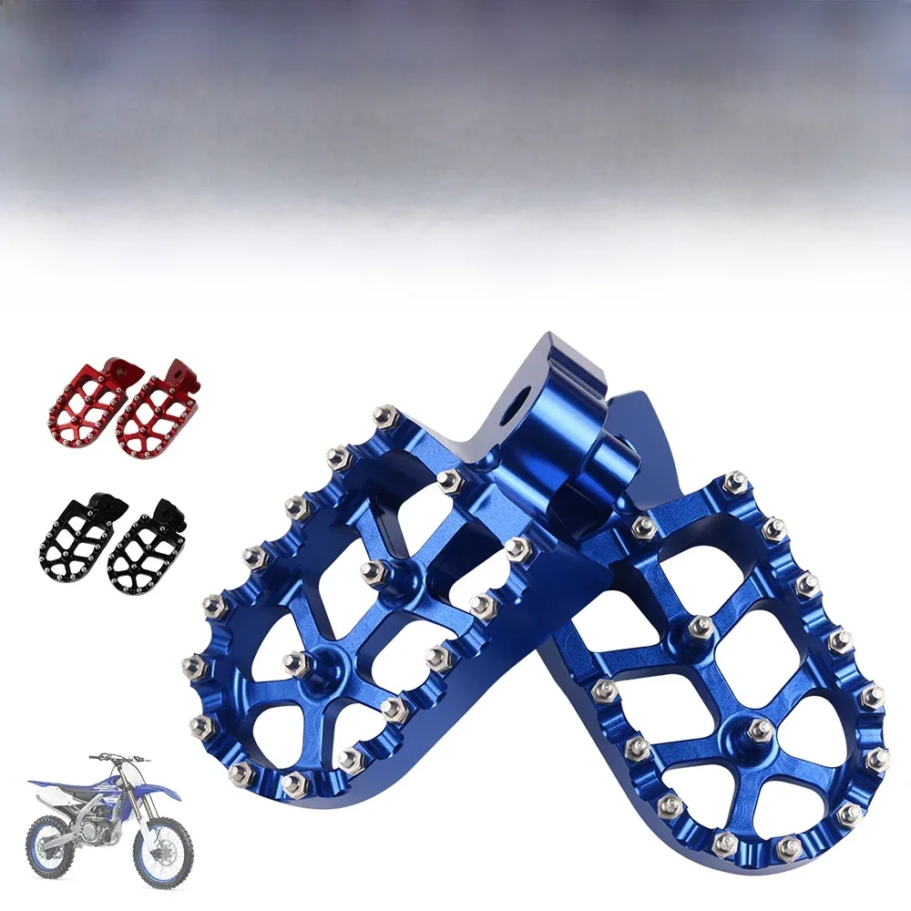 Pédales de repose-pieds CNC pour moto, repose-pieds, repose-pieds pour YAMAHA YZ 65, 85, 125, 250, 125X, 250X, 250FX, 450FX, WR, 250F, 450F, YZF, WRF, 250, 450