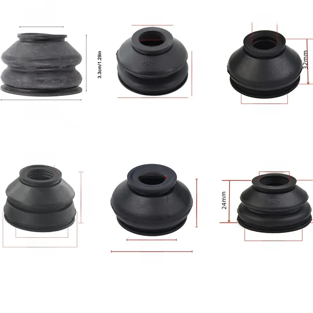 Embout de biellette de direction universel en Silicone 2288, couvercle de bottes anti-poussière à rotule 23x33x41MM, entretien des produits en plastique/caoutchouc, 2/1 pièces