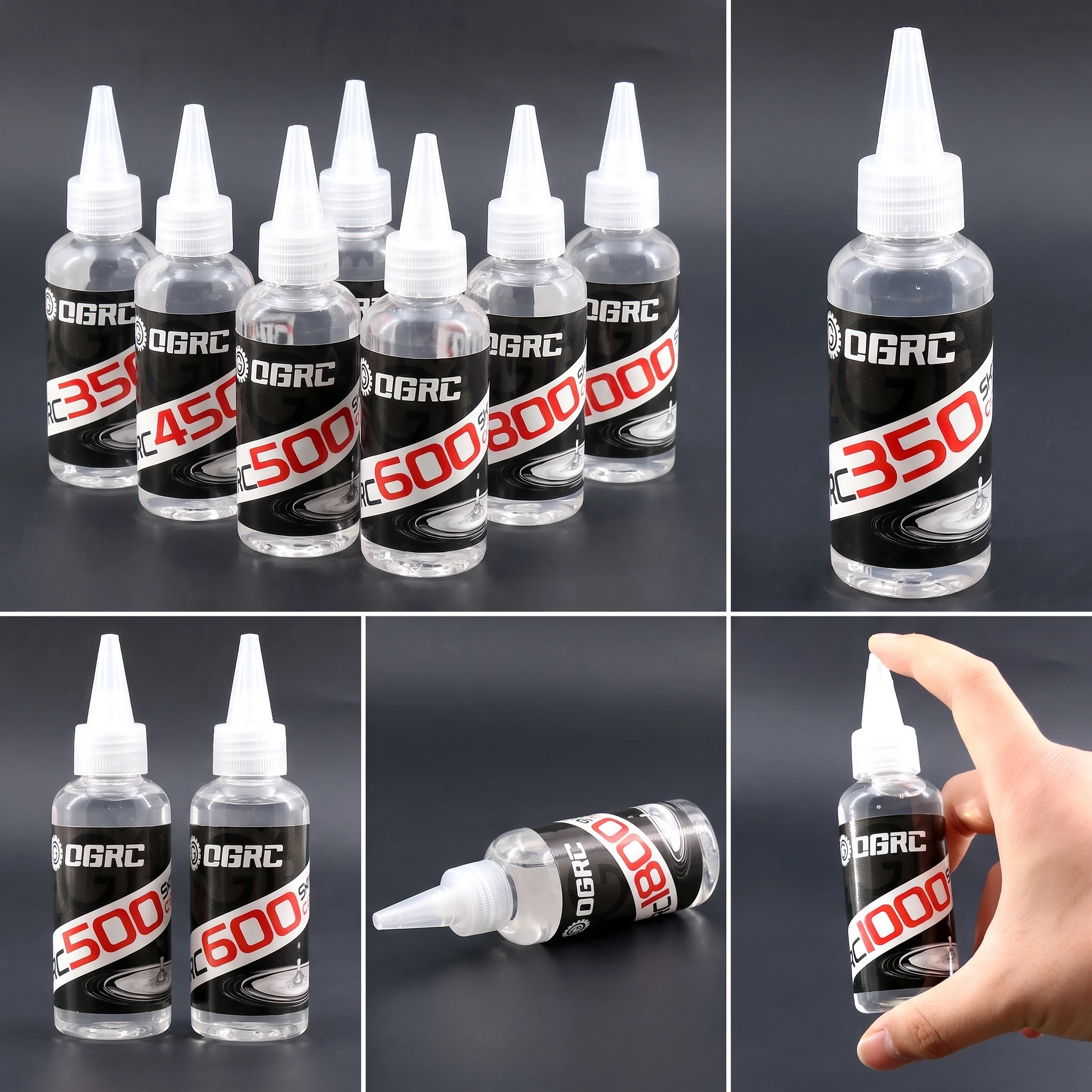 RC Model Car Shock Oil 60ML 350 450 500 600 700 800 1000CST for 1/10 RC Crawler Buggy Truck Drifting Monster Cars Universal