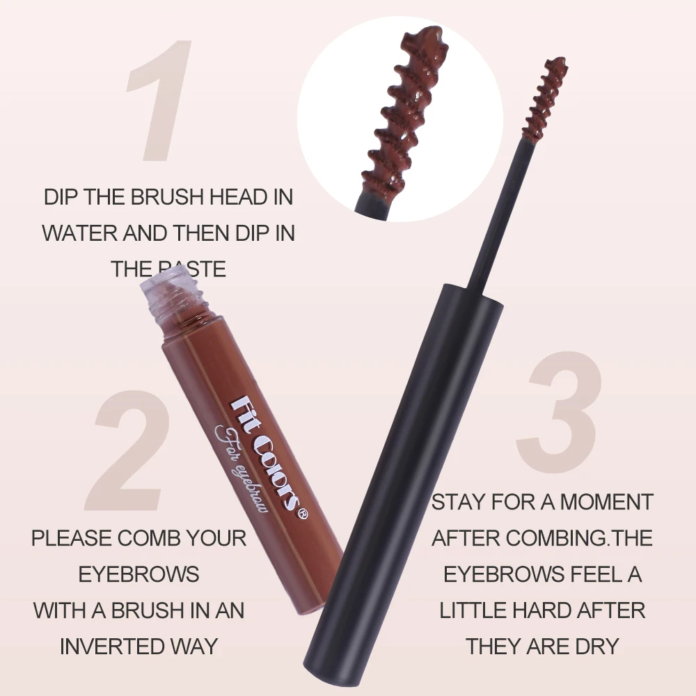 EyebloggGel longue durée 4 documents | Teinte de sourcils imperméable pour sourcils naturels, définis et VolAcquisInterface | Smudge-Verde, saillant