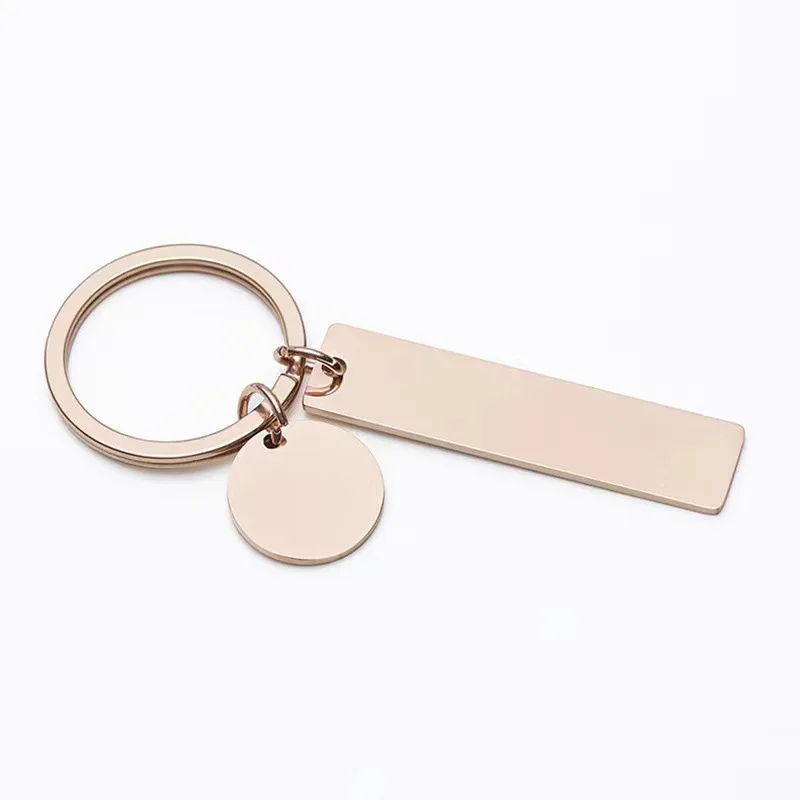 10 Stück Polierbare Edelstahl-Rechteck- und Rundrohlinge für Haustier-ID-Hundemarken, Schlüsselanhänger, Schmuckherstellung, DIY-Schlüsselring, Schmuck, Hundename-Tag – Detail 5