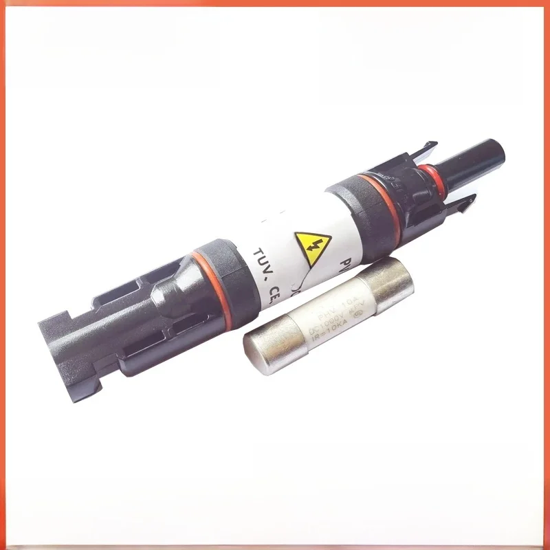 1000 VDC 10 A 15 A 20 A 30 A DC-Solar-Sicherungsstecker, schmelzbarer Halter mit Inline-Sicherung für Solarpanel-Systeme, TÜV-geprüft