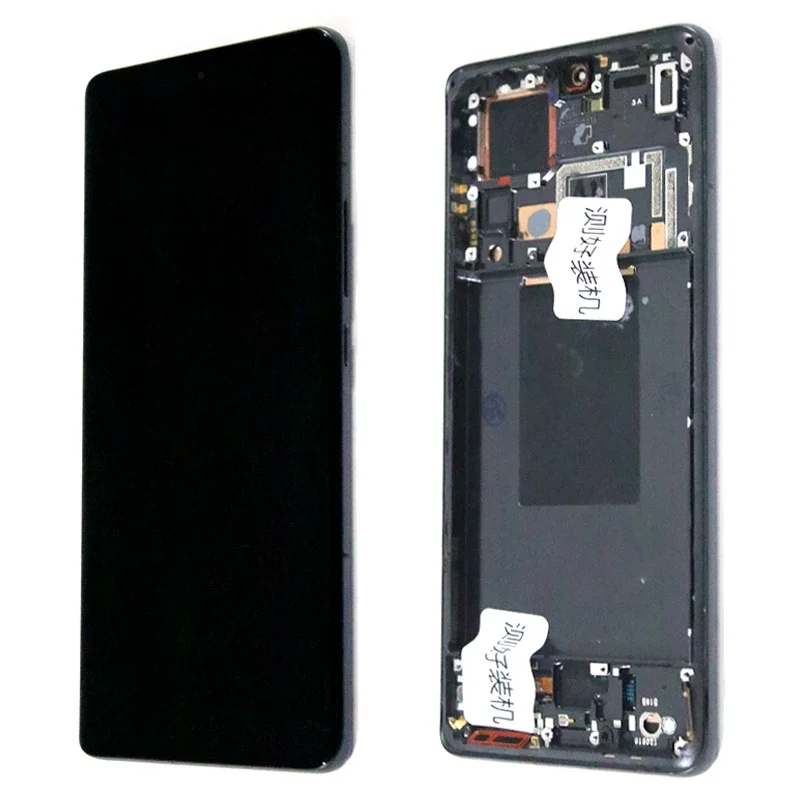 Original 120hz amoled 6.73 ''substituição para xiaomi mi 12 pro 2201122c,2201122g display lcd montagem da tela de toque com digitalizar