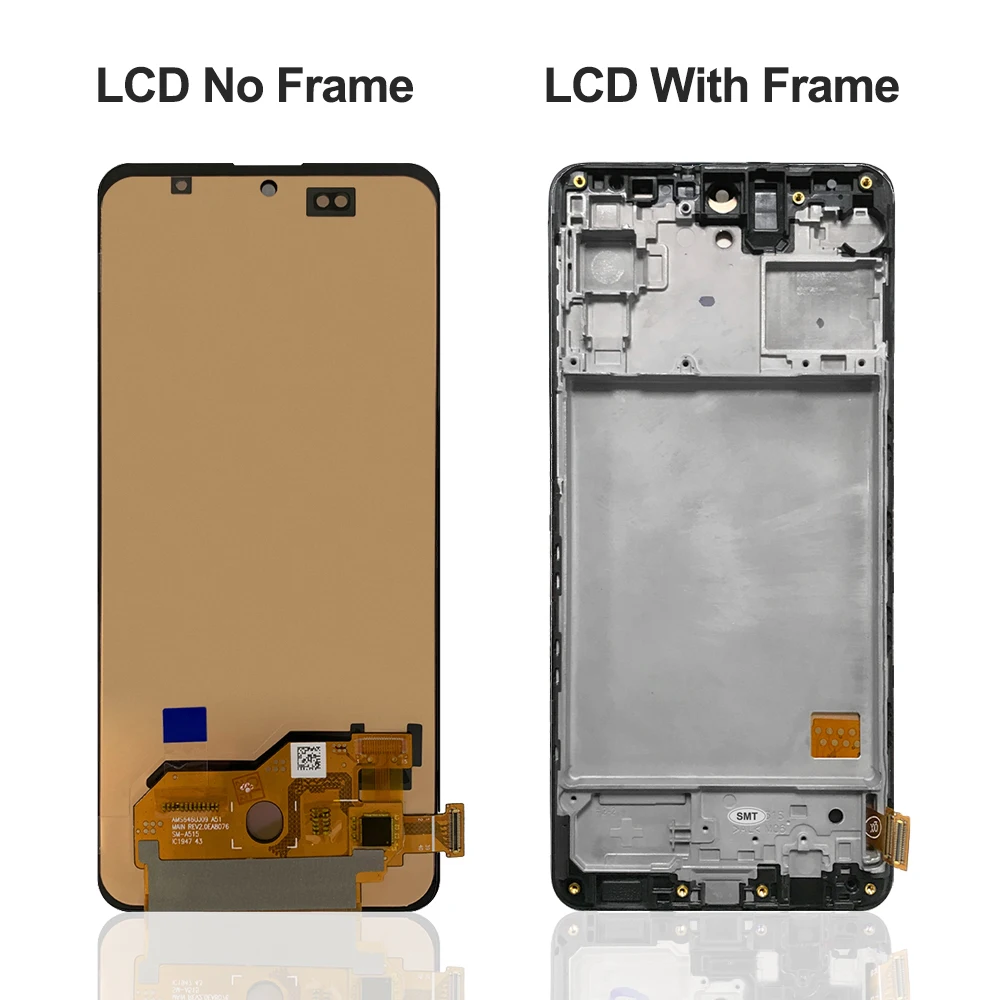 OLED M31S Display With Frame For Samsung M317 M317F M317F/D Display Touch Screen Digitizer Assembly Replacement