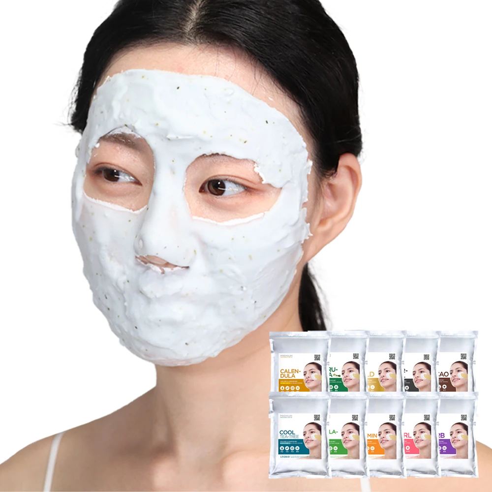 Linsay modeling pack plaster pack rubber pack cooling calm-up acne facial mask facial pack shrink-up modising Skin Care 1kg