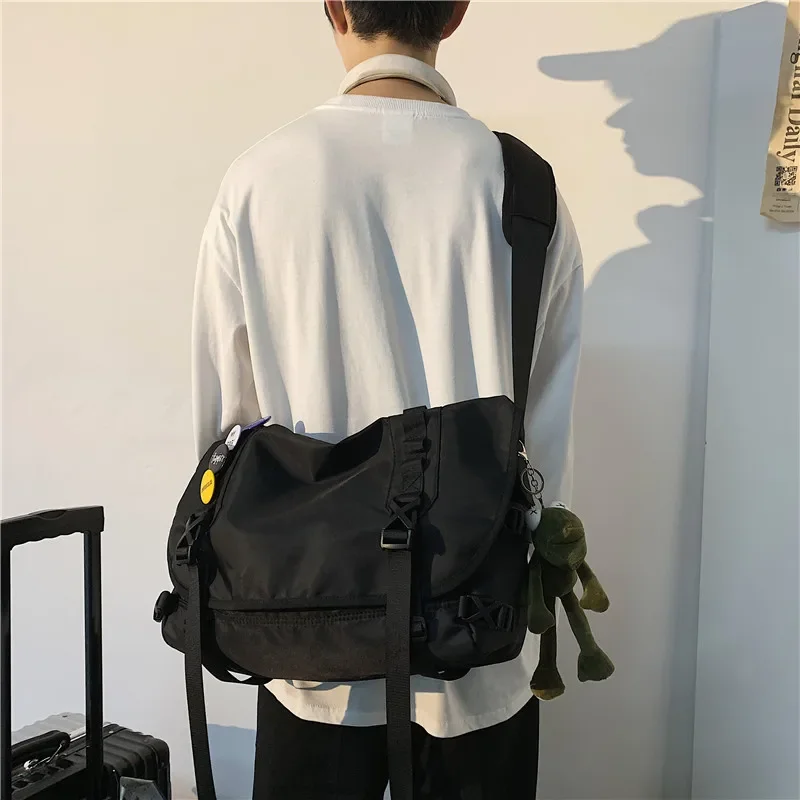 Narzędzie torba crossbody męska marka modowa studencka japoński funkcjonalny plecak wiatrowy trend w modzie codzienna damska torba na ramię — zdjęcie 2