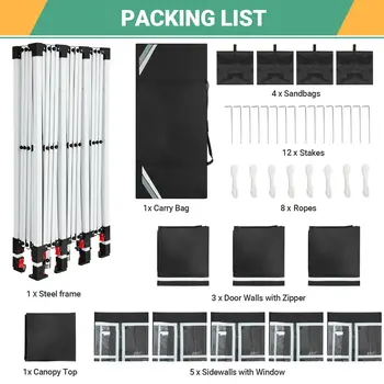 8 best sales Faltpavillon - №8