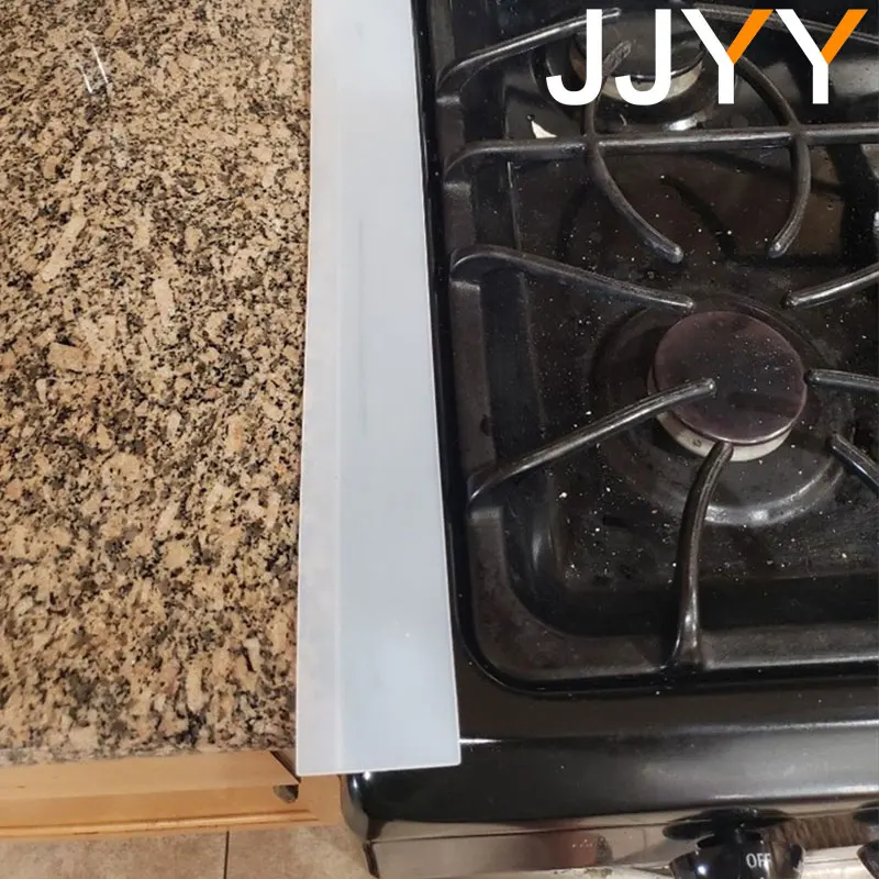 JJYY Silicone Stove Gap Covers , Heat Resistant Oven Gap Filler Seals Gaps Between Stovetop and Counter, Easy To Clean