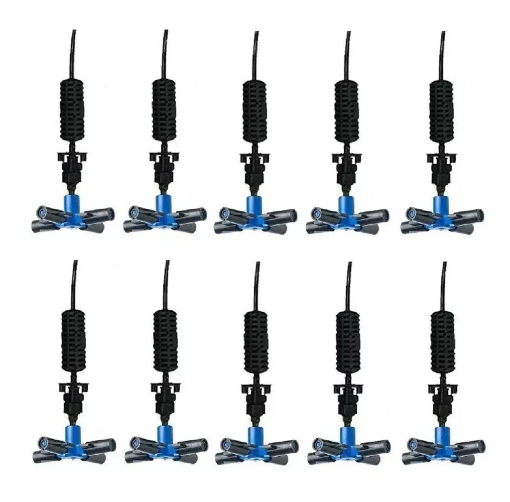4 saída nebulizador nebulizador, sistema de refrigeração profissional. Embalar 10 unidades.