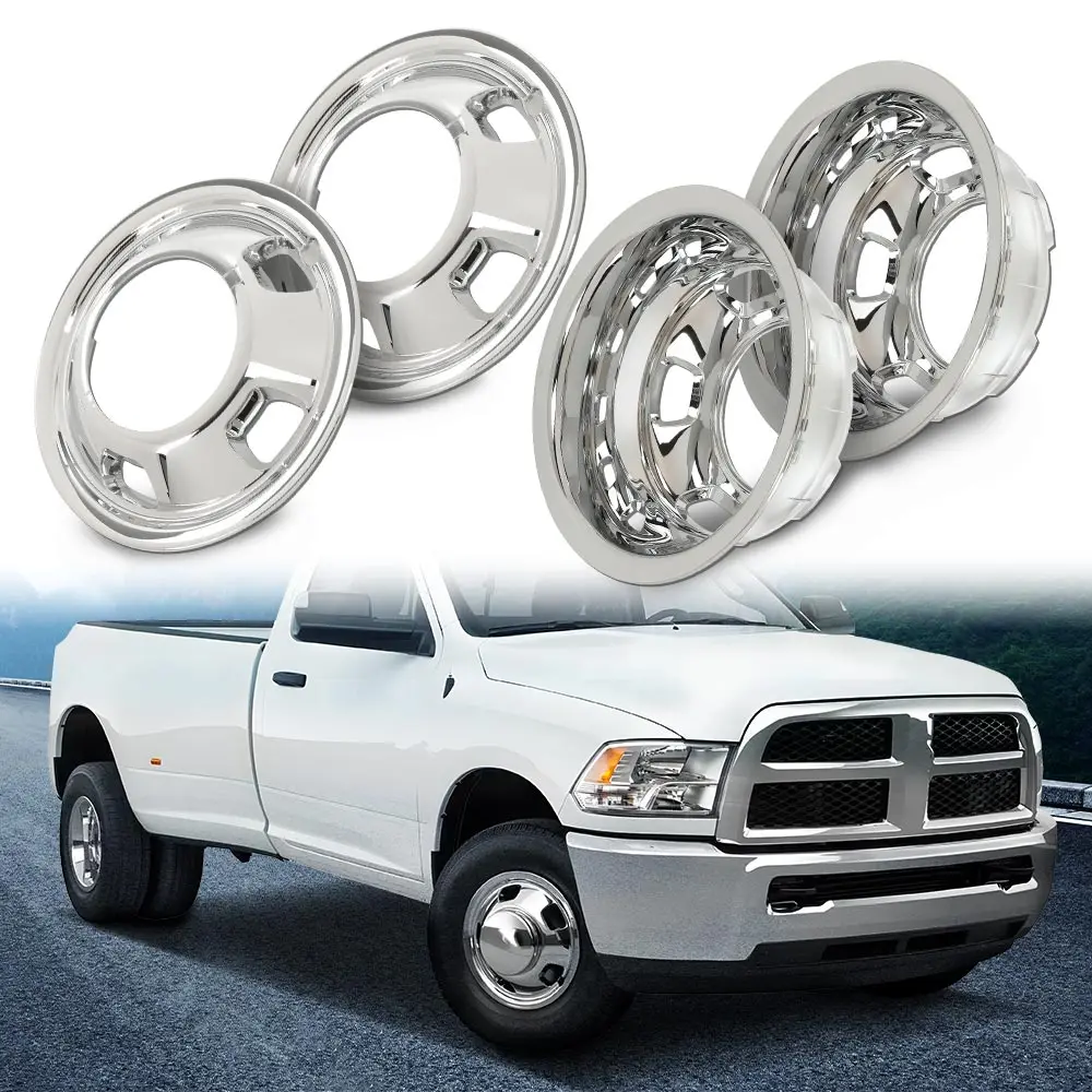 

17-дюймовые симуляторы двойного колеса с двумя отделениями, подходят для Dodge Ram 3500 2003-2018 Chrome 52106937Ab, 52106882Aa, 52106877Ab, 52106876Aa