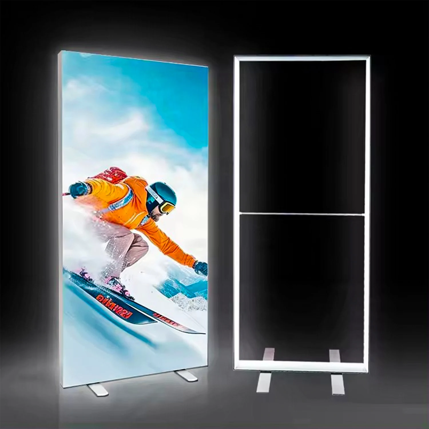 Wholesale Event Fabric SEG Custom Printing Logo Backdrop Backlit Display LED Aluminum Lightbox