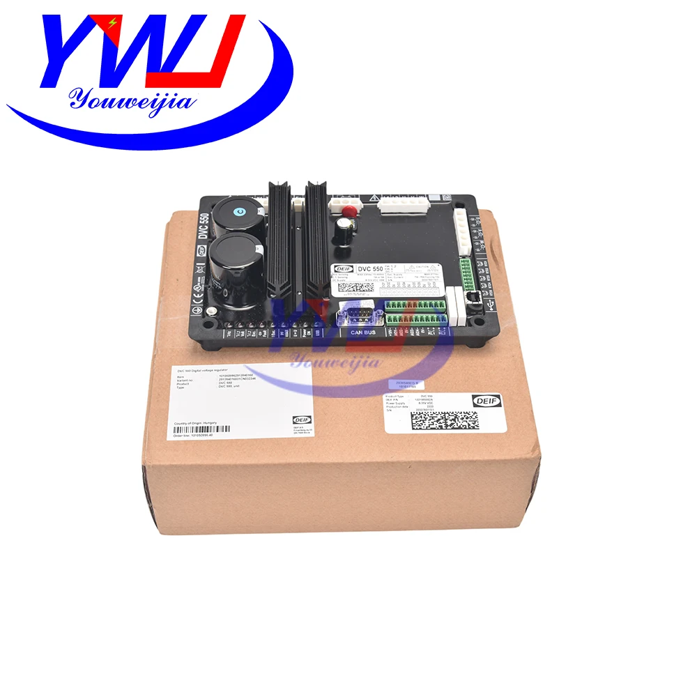 DVC550 DEIF brand new original LEROY SOMER original generator set pressure regulating plate automatic regulator