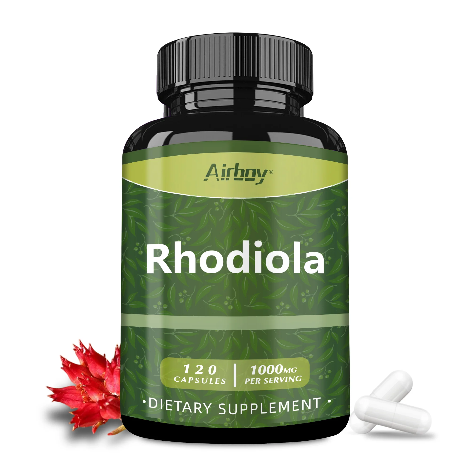 Rhodiola - Relieve Stress, Boost Energy, and Improve Mood - 120 Capsules