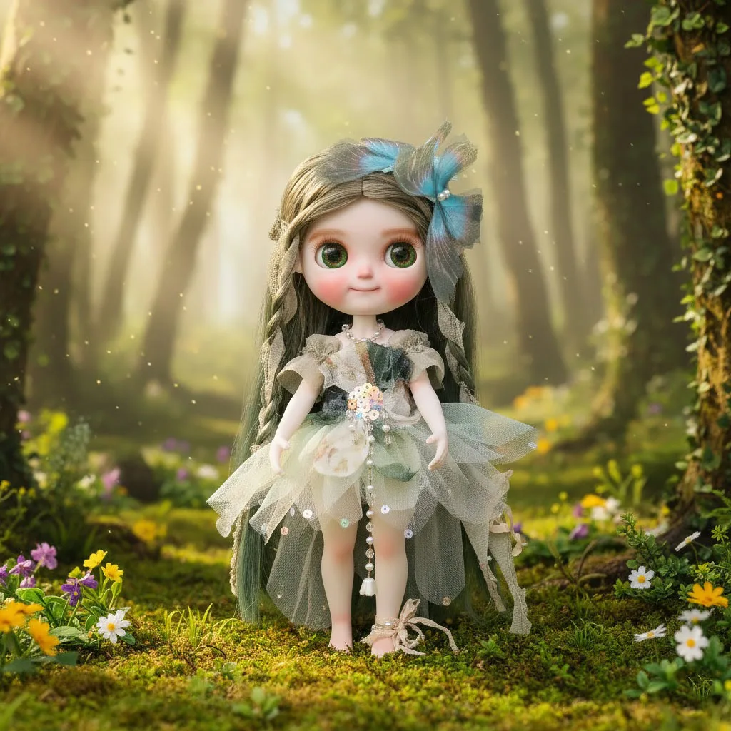 

Cloveray, новая оригинальная 12-дюймовая фарфоровая кукла-эльф, супер милая полностью керамическая кукла, лесной стиль, фарфоровая кукла-эльф, художественный подарок ручной работы