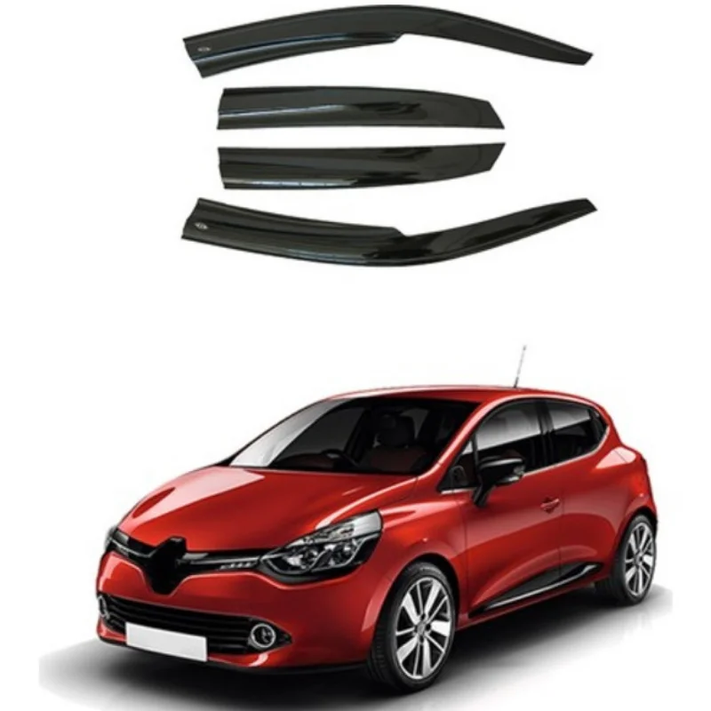 Car window accessories for Renault Clıo 5 2020 Sport Style window deflector rain cover visor awnings Exterior Accessory Tuning