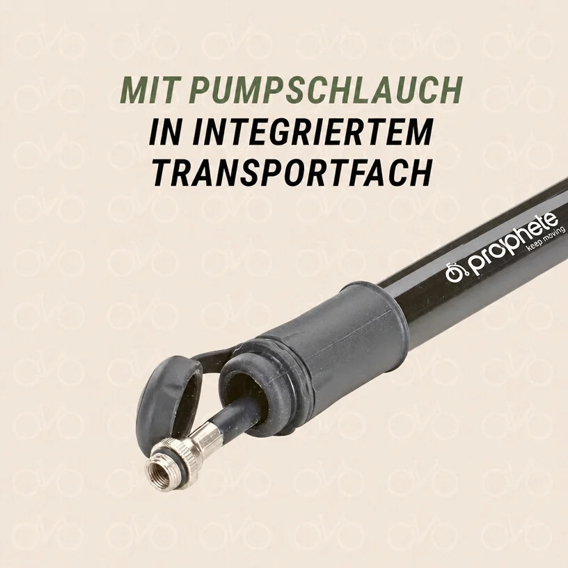 Prophete Luftpumpe, Fahrradpumpe, Mini-Luftpumpe