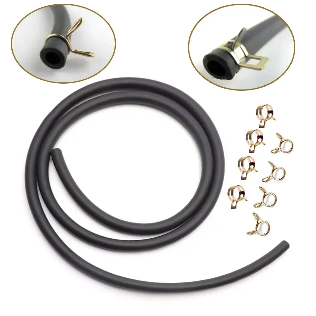AliExpress Fuel tube Hose Line Petrol Pipe 100cm 50cm 4mm*8mm For Motorcycle Dirt Bike ATV Gas Oil Tube Bike Motorcycle Accessory