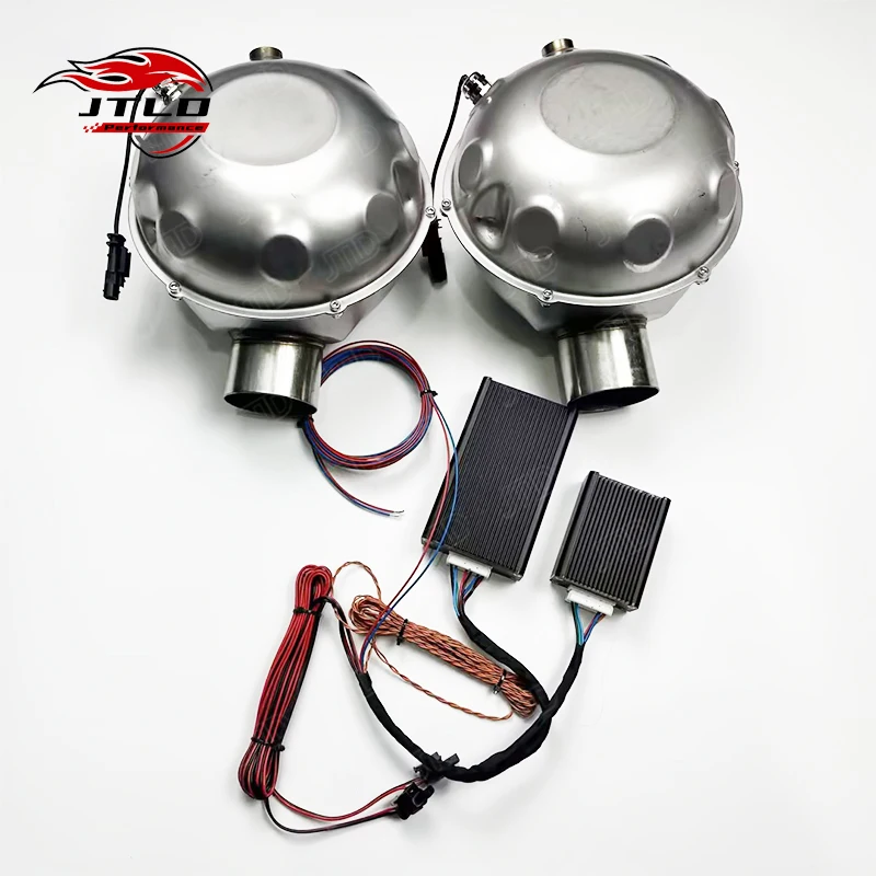JTLD Performance Car Exhaust Electric Active Sound Speakers Booster Exhaust Drums With Electronic Smartphone Remote Controller