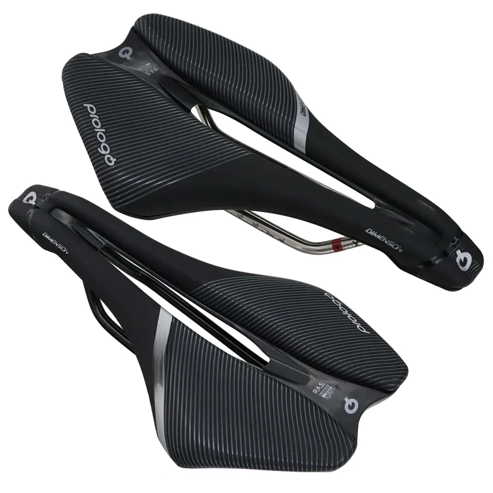 AliExpress Prologo Dimension 143 T4.0/Triox Rail Road Bike Saddle Hollow Design Short Nose Saddle Black