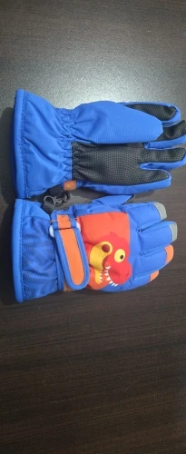 Thicken Baby Winter Gloves Coral Fleece Waterproof Child Ski Gloves Snowboard Outdoor Sports Kids Snow Mittens for Girls Boys photo review