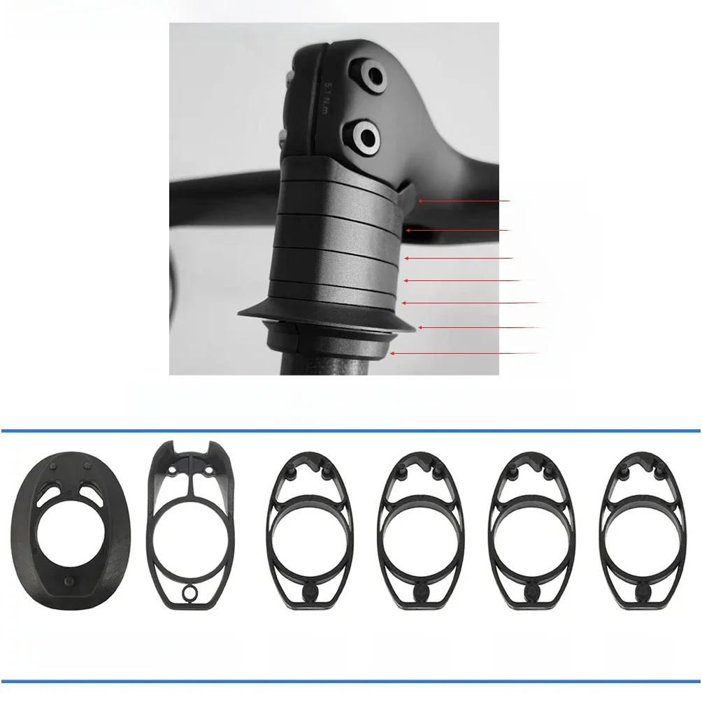 AliExpress Road Bike Washers Bicycle Headset for SL8 Integrated Handlebars High Carbon Plastic Material Bike Accessories