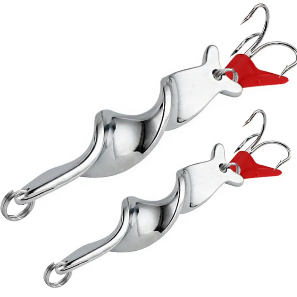 1 sztuk 10g 14g 21g 28g obrotowy Spinner metalowy łyżka zanętowa twarde przynęty dla pstrąga szczupak Pesca Peche zestaw haczyków Tackle — zdjęcie 2